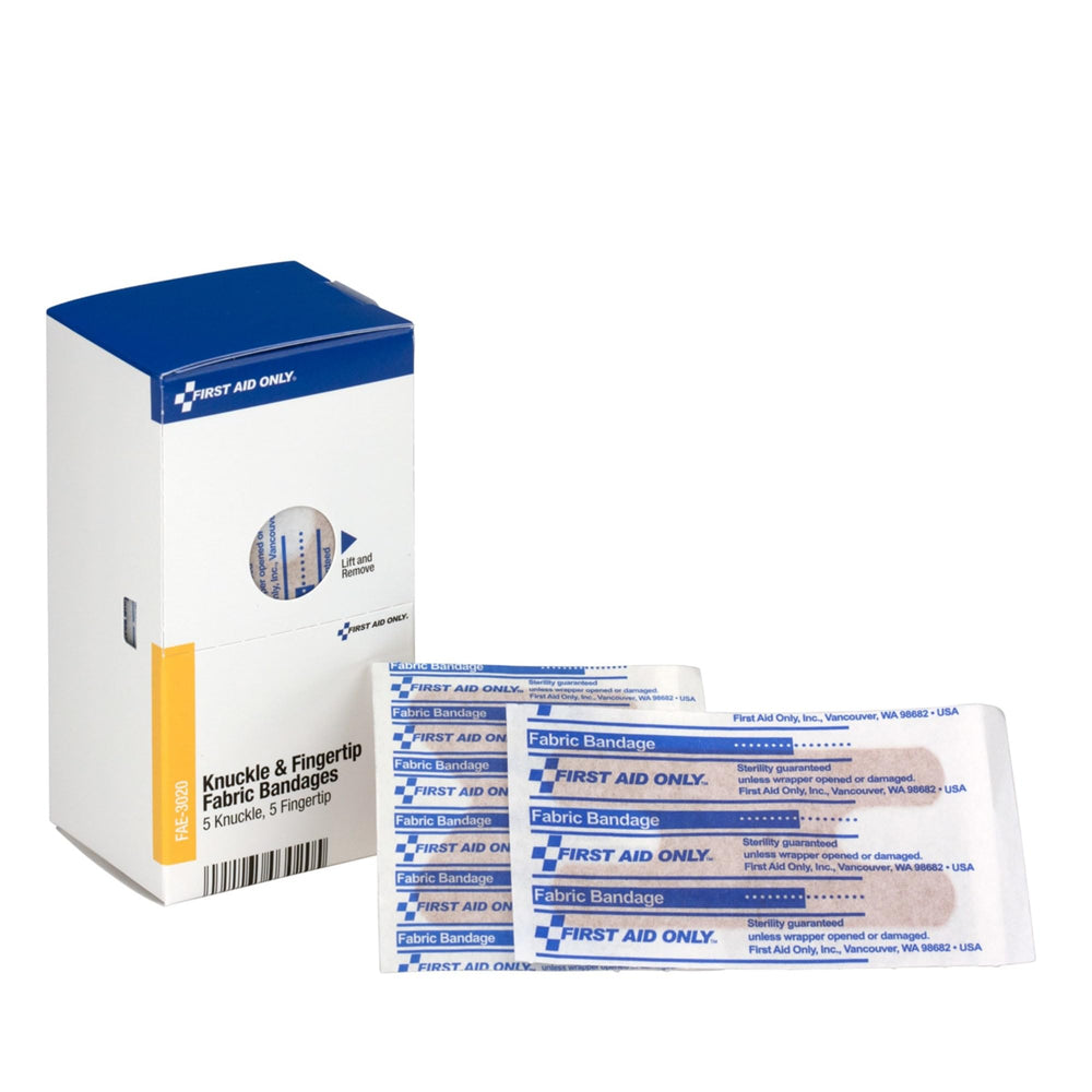 First Aid Only Knuckle & Fingertip Fabric Bandages,
