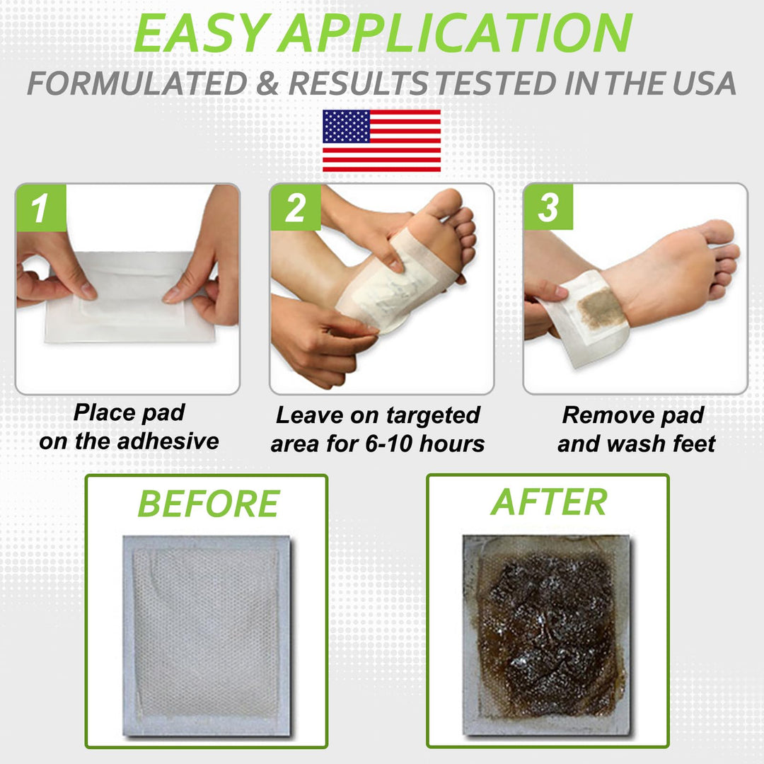 Dr. Entre's Foot Pads: Premium Foot Pads to Feel Better, Sleep Better & Relieve Stress | Effective Organic Lavender & Rose Foot Patches | 10 Pack