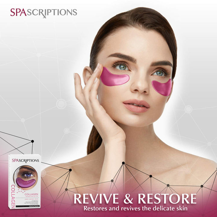 SPASCRIPTIONS COLLAGEN Hydrogel Under-Eye Pads. Anti-Ag