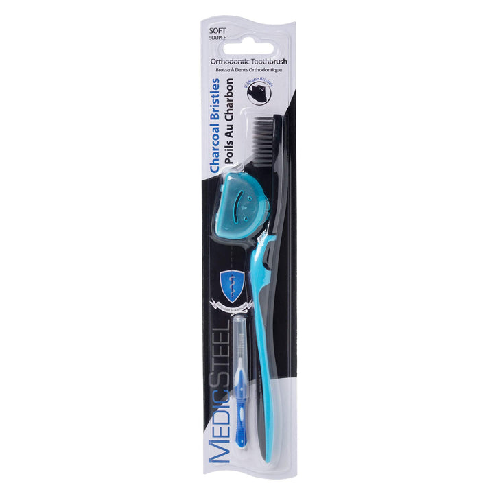 MedicSteel Orthodontic Toothbrush with Free Interdental