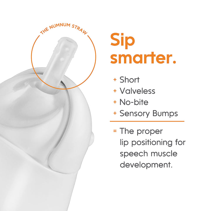 Weighted Straw Cup for Infant, 6-12 months &amp; Toddler - Expert Endorsed 7oz Training Baby Cups w/Removable Handles - Easy to Use Self Feeding &amp; Babies Drinking Skills - 100% Food-Grade Silicone