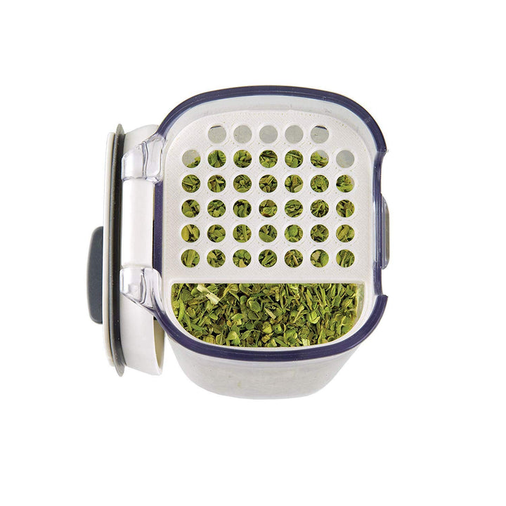 PKS-410 Prepworks ProKeeper Seasoning Keeper Spice Airtight Food Storage Containers, Clear (2 Pack)