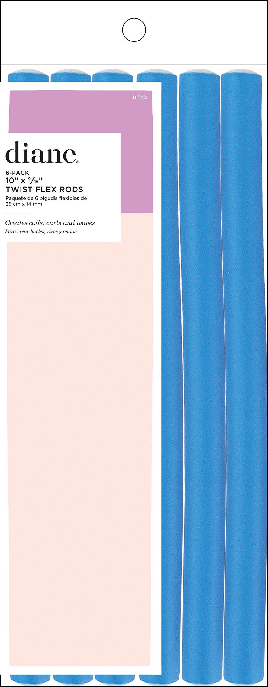 Twist-Flex Rods, Blue, 9/16, 10 Long, 6 Pack