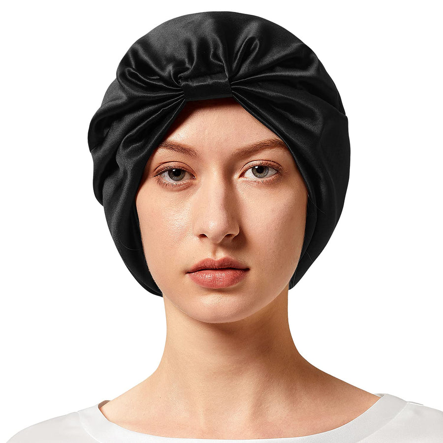Mommesilk 22 Momme Silk Hair Wrap for Sleeping Bow 100%