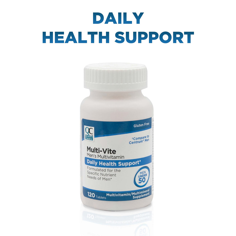 Quality Choice Mens Multi-Vite, Multivitamin Tablets fo