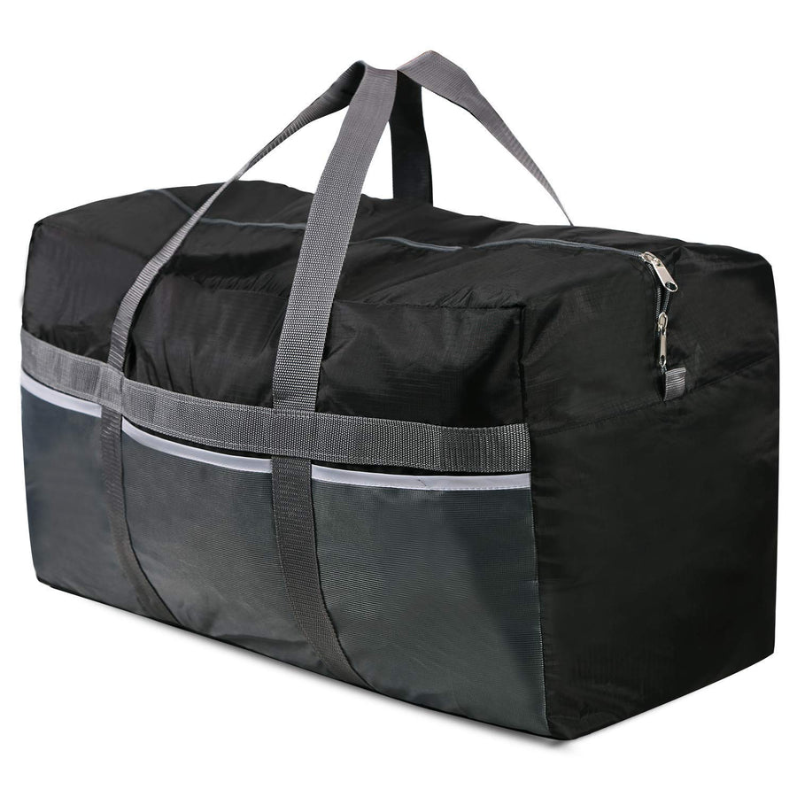Extra Large Duffle Bag Lightweight, 96L Water Resistant Travel Duffle Bag Foldable for Men Women, Black
