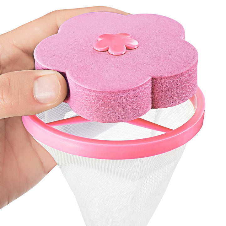 4 Pieces Reusable Washing Machine Lint Catcher Househol
