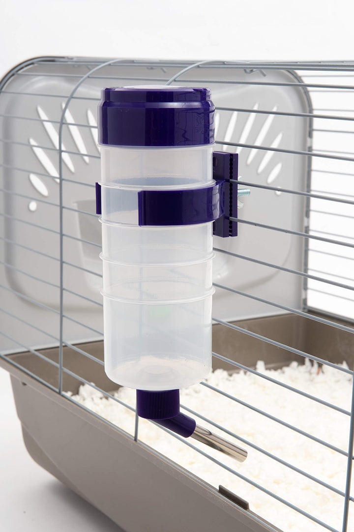 Lever Valve Top Fill No Drip Water Bottles for Rabbits, Chinchillas, Ferrets, Guinea Pigs and Adult Rats (32oz)