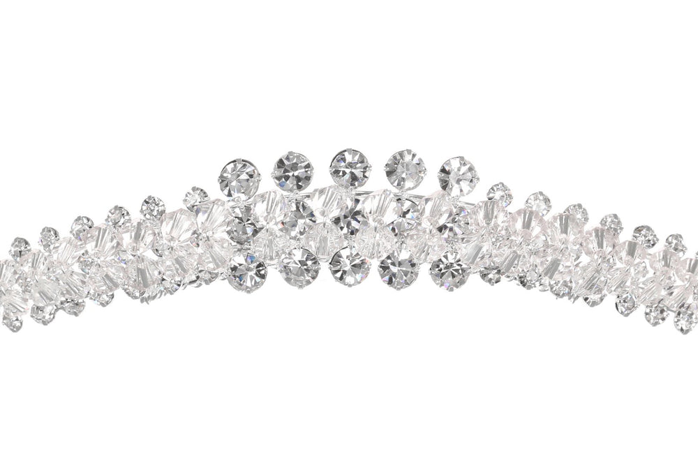 Handmade Bridal Rhinestone Crystal Wedding Hair Comb Tiara T1108