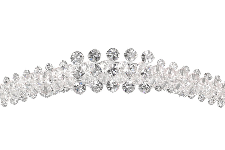 Handmade Bridal Rhinestone Crystal Wedding Hair Comb Tiara T1108
