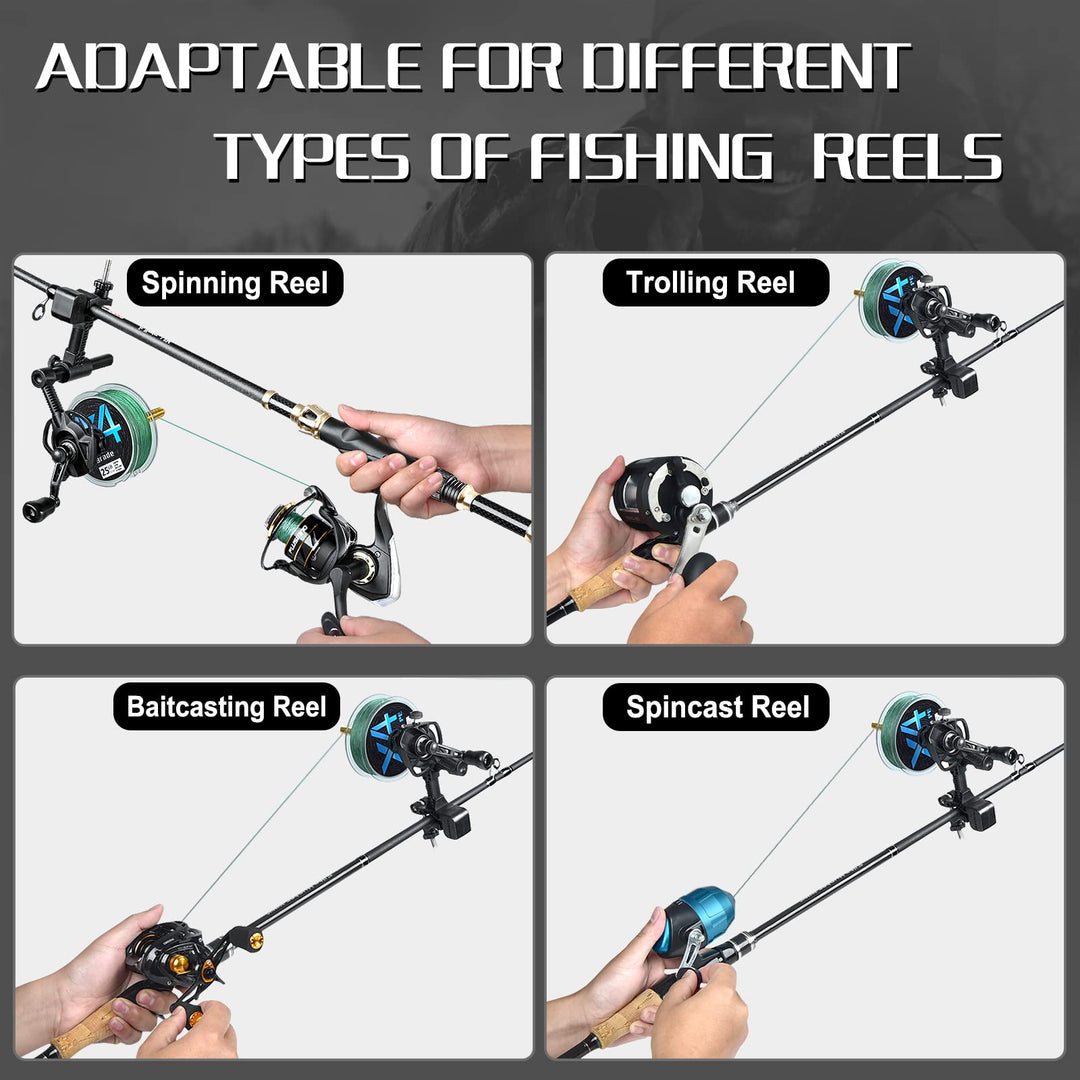 PLUSINNO Fishing Line Spooler with Unwinding Function, 