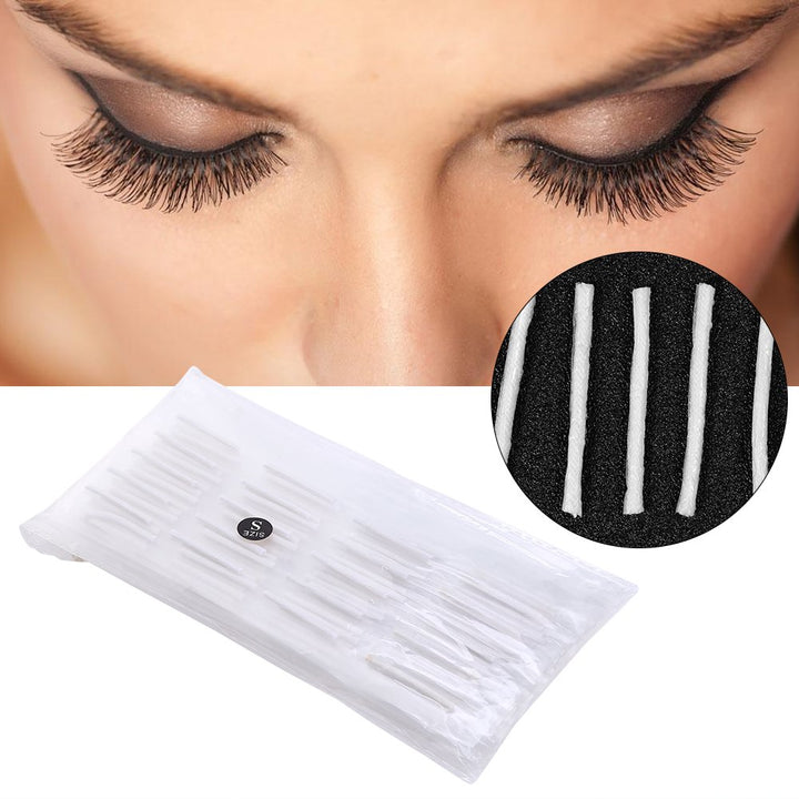 S: Eyelash Perming Rod, 2 Sizes 200Pcs Eyelash Perming Rod Eyelash Curler Wave Stick Pole Eyelash Extension Tools(S)