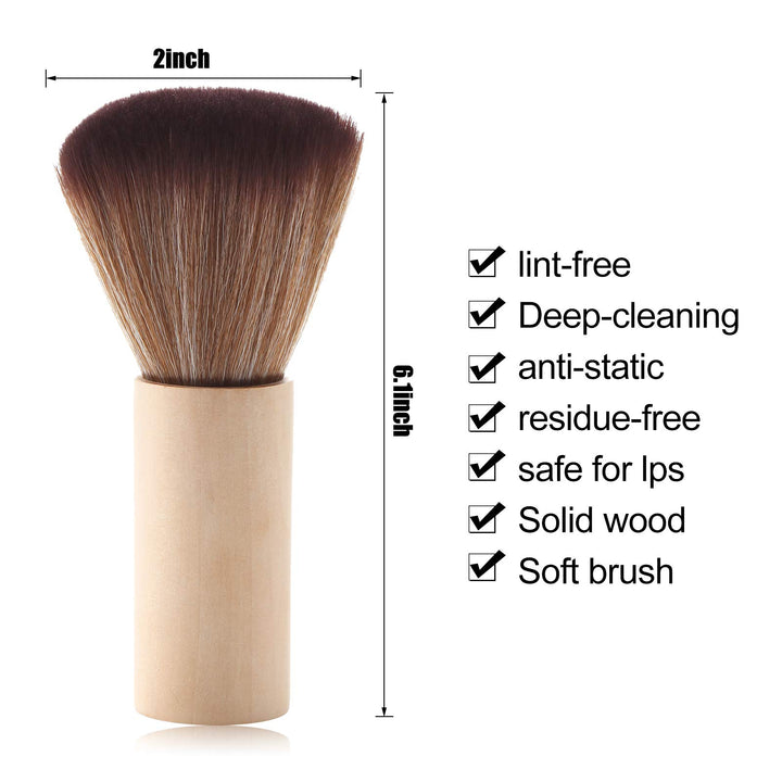 Vinyl Record Cleaner Brush Turntable Vinyl Record LP Cleaning Anti-Static Dust Cleaning Record Brush for LP Cd Vinyl Albums Records