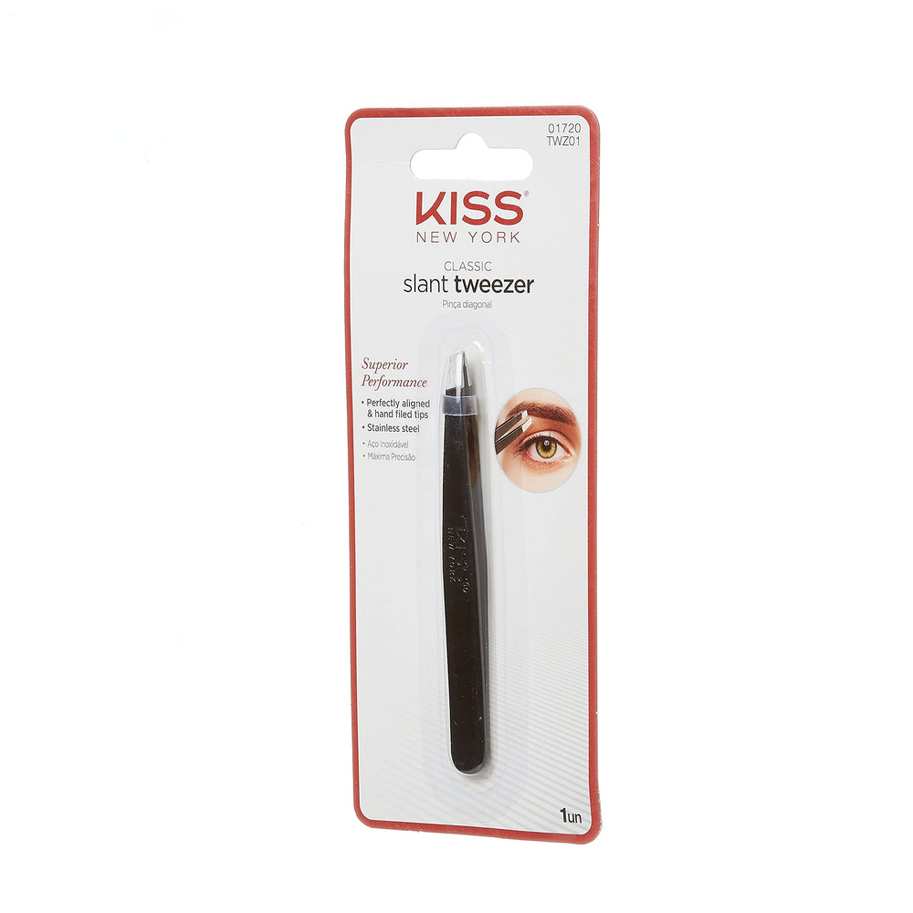 Kiss Tweezer Slant Tip-Deluxe Premium