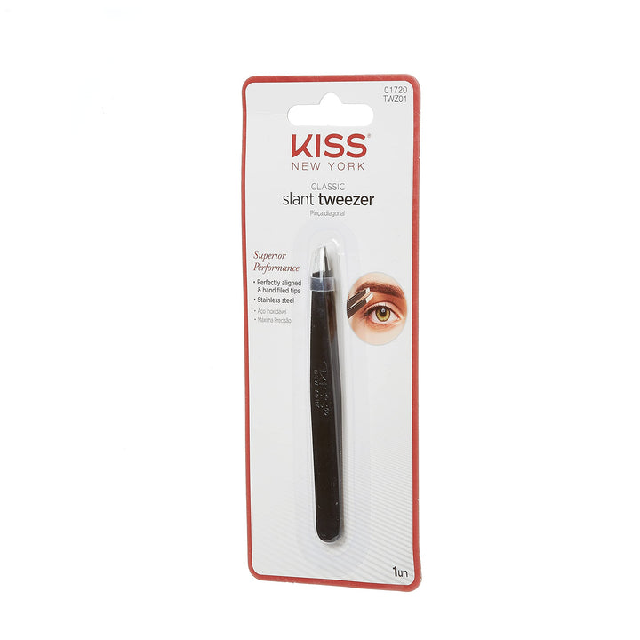 Kiss Tweezer Slant Tip-Deluxe Premium