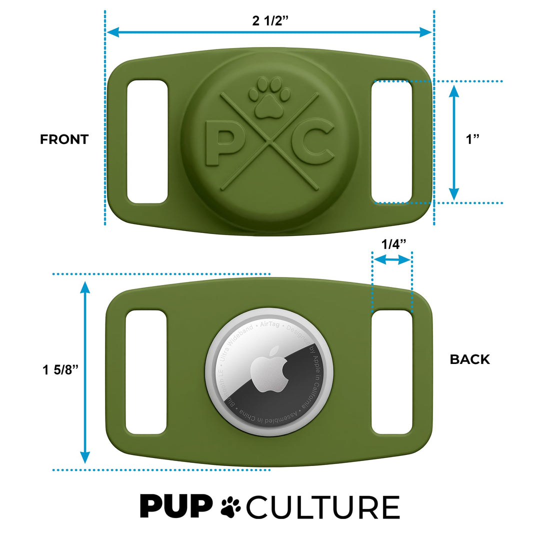 AirTag Dog Collar | Durable &amp; Protective Dog AirTag Holder - Track Your Pet Using Apple AirTag Technology - Dog Collar AirTag Holder -for Dogs and Cats