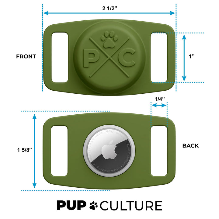AirTag Dog Collar | Durable &amp; Protective Dog AirTag Holder - Track Your Pet Using Apple AirTag Technology - Dog Collar AirTag Holder -for Dogs and Cats