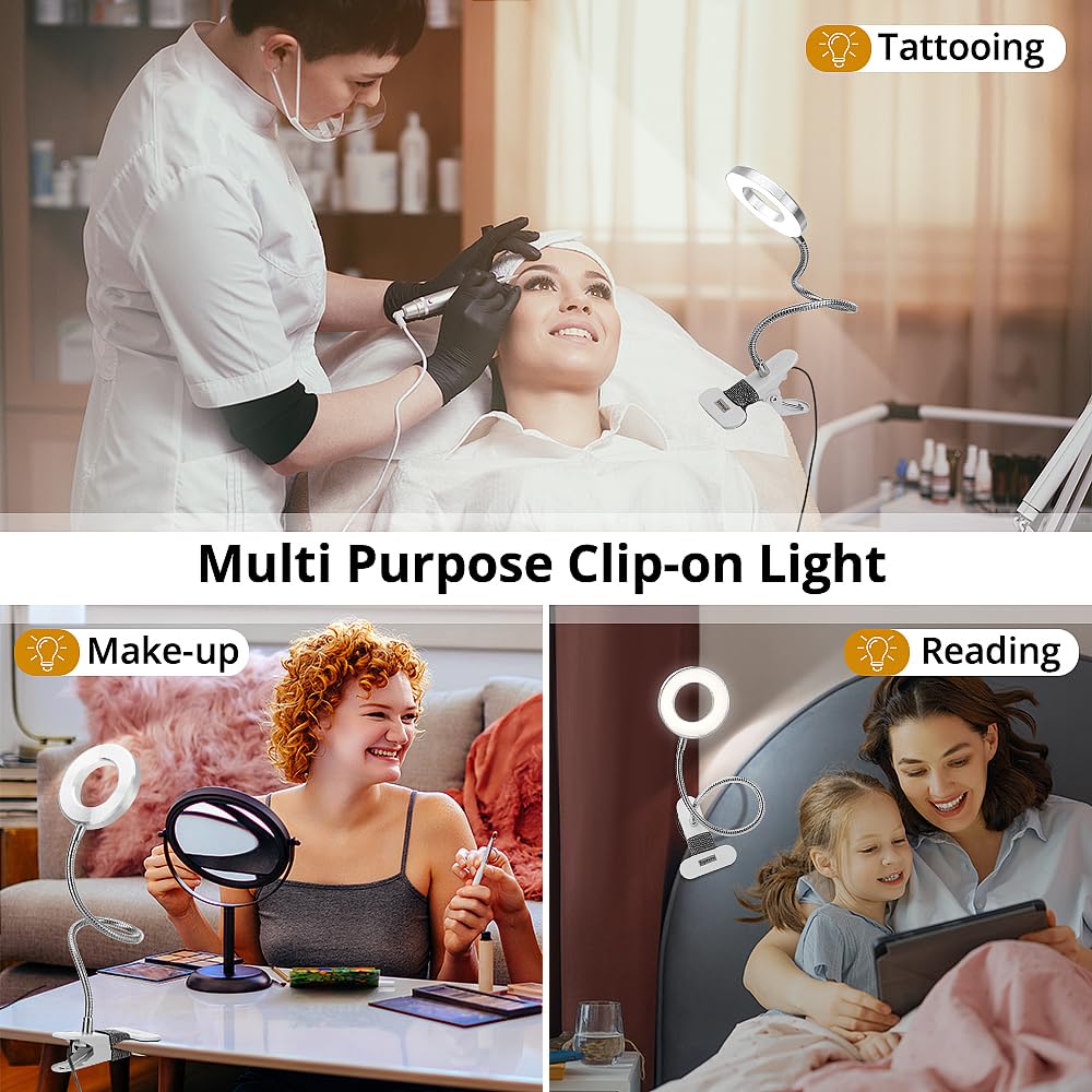 Skymore Clip on Light -3 Color Modes&amp;10 Brightn