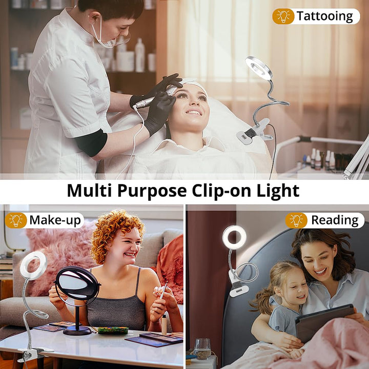 Skymore Clip on Light -3 Color Modes&amp;10 Brightn