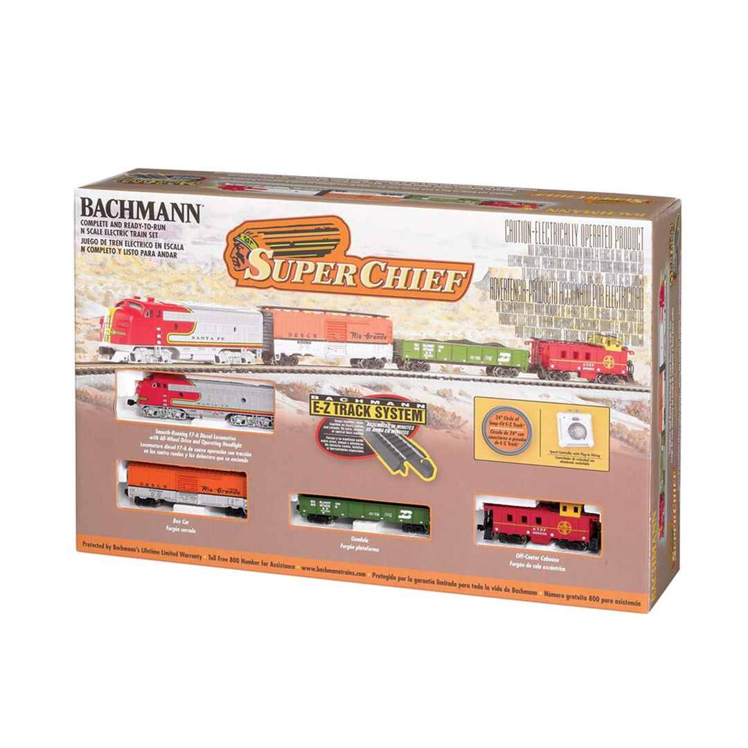 Bachmann Trains - Super Chief Ready To Run Electric Train Set - N Scale