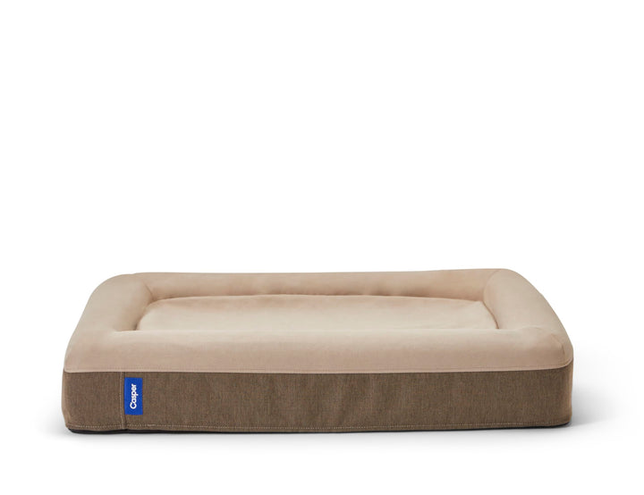 Dog Bed, Plush Memory Foam, Medium, Sand