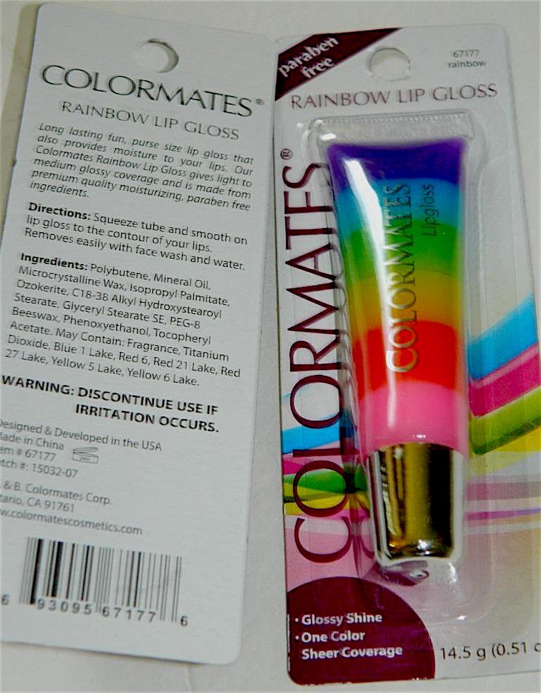 Colormates Rainbow Lip Gloss Moisturizer