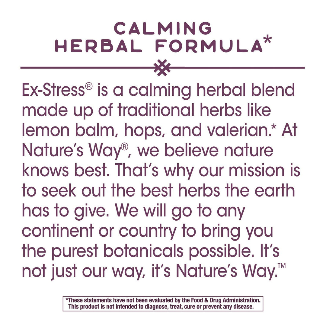 Nature&#39;s Way Ex-Stress, 445 mg, 100 Capsules