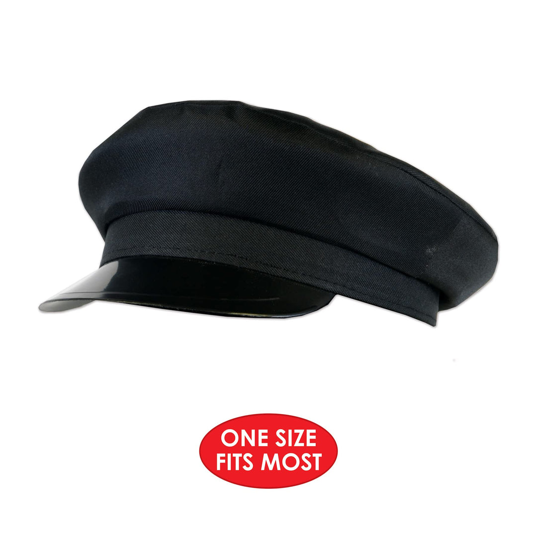 Chauffeur Hats, 2 Pieces – One Size Fits Most, Halloween Costume Dress Up, Novelty Hats, Chauffeur Costume Accessories, Driver Costume, Drivers Hat