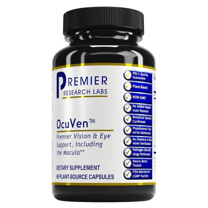 Premier Research Labs OcuVen - Lutein and Zeaxanthin Supplement, Eye Vitamins, Eye Health Supplements for Adults & Seniors, Vision Supplements, Macular Health, Eye Care - 60 Vegetarian Capsules