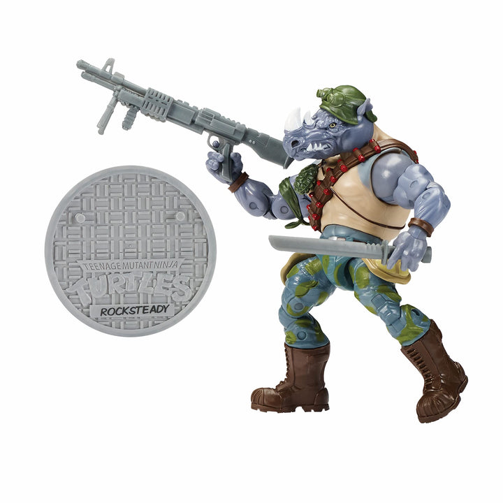 PlayMates TMNT Classic Leo VS Rocksteady 2PK AF