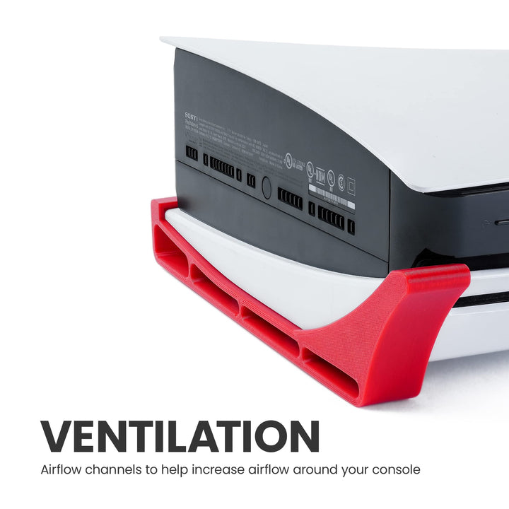 Skates - Horizontal Stand Compatible with PS5 - Disc Edition (Red)