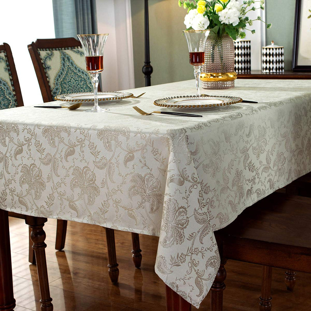 SASTYBALE Tablecloth Polyester Rectangle Table Cloths S