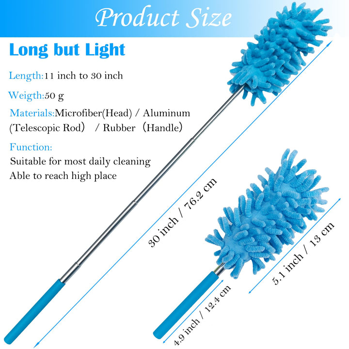 M-jump Retractable Long-Reach Washable Dusting Brush , 
