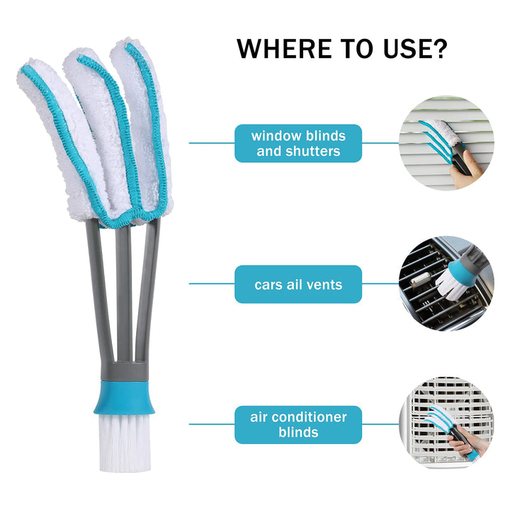 SetSail Blind Duster, Window Cleaner Duster Brush with 