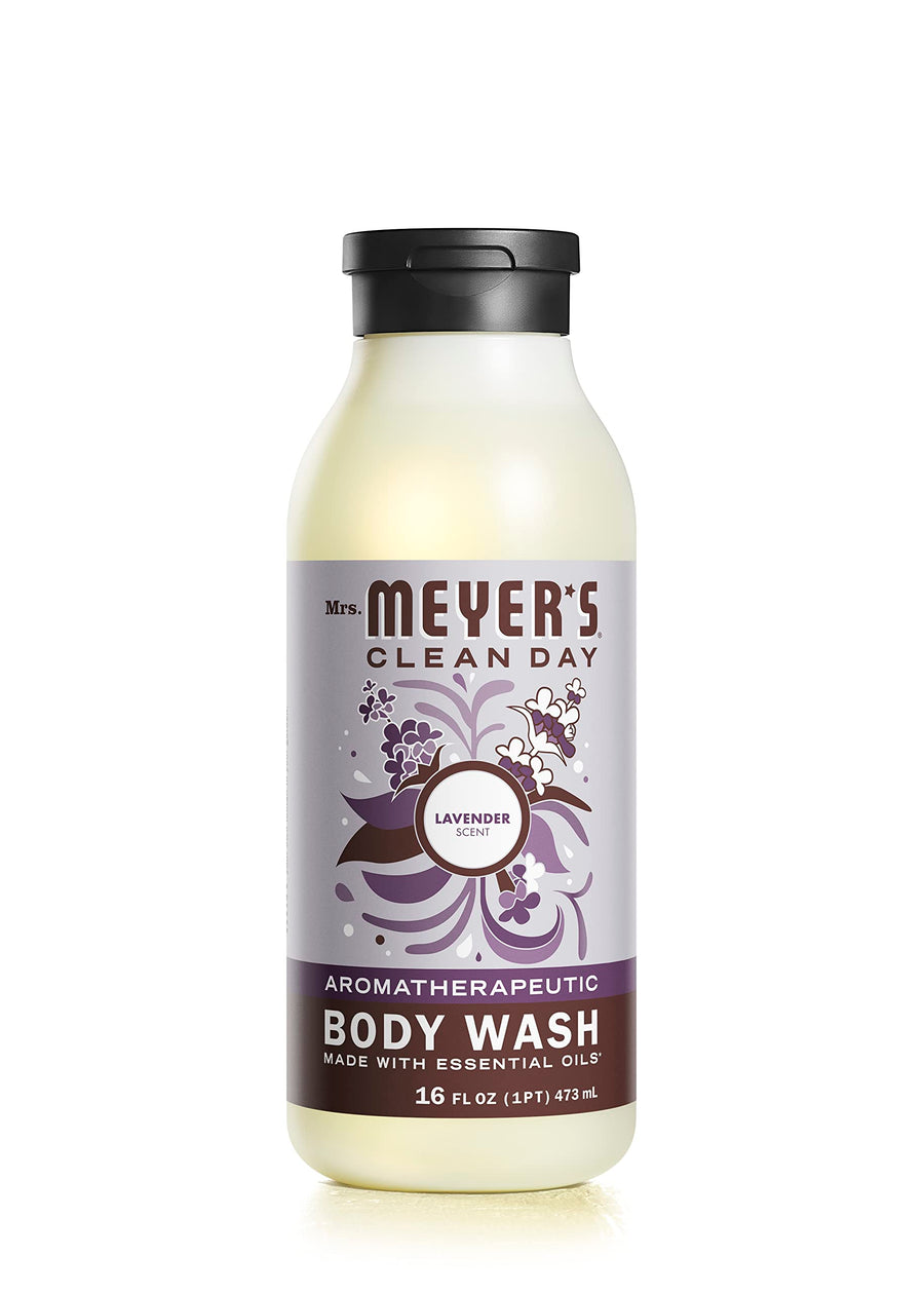 Moisturizing Body Wash for Women and Men, Biodegradable Shower Gel Formula Made with Essential Oils, Lavender, 16 oz