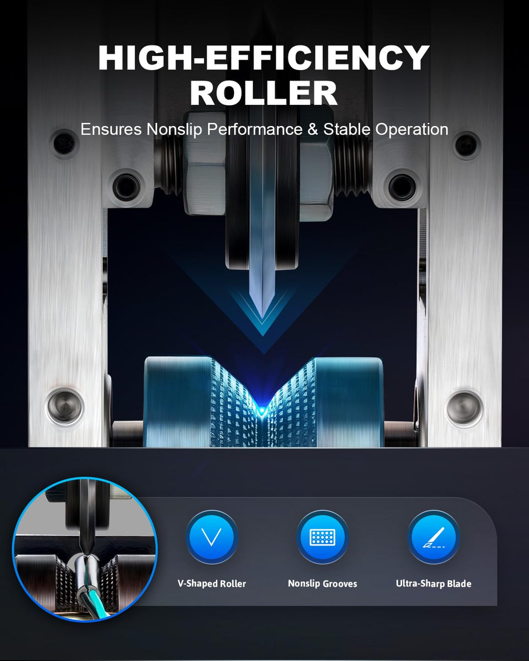 Manual Wire Stripper Machine, 0.06-1 Wire Stripping Machine, Wire Stripping Tool for 1.5-25 mm Scrap Wire, 5 Channel Cable Stripper for Power Drill, Copper Wire Stripper for Leftover Cable