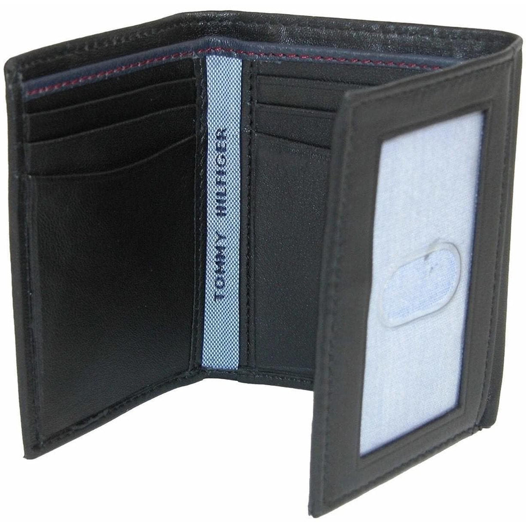 Black Leather Men&#39;s Wallet (31TL11X018-001)