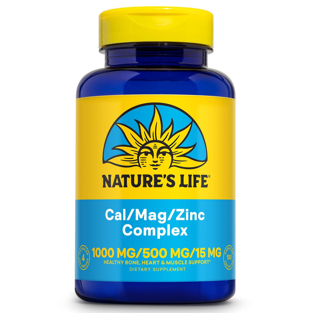 NATURE&#39;S LIFE Cal Mag Zinc Complex 1000mg / 500