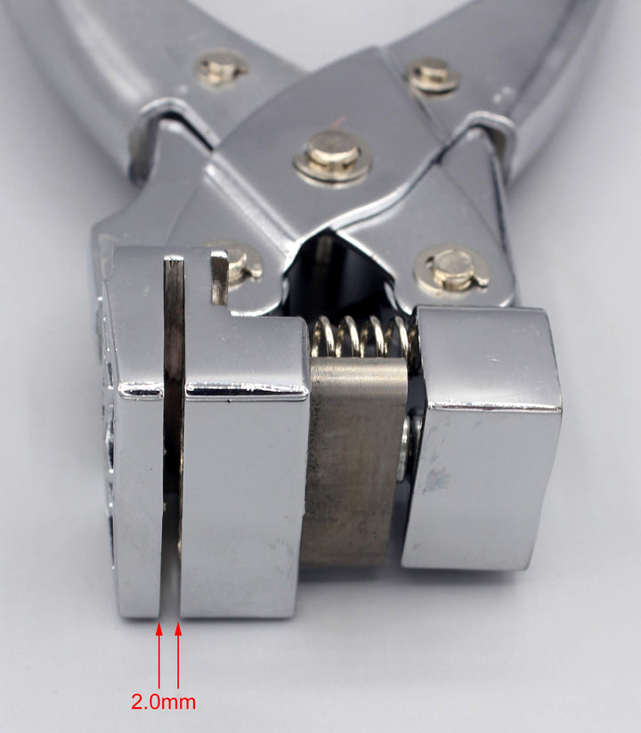 Heavy Duty Steel Handheld Hanger Hole Punch Airplane Hole Punch Euro Slot Punch Butterfly Hole Punch T-Hook Clamp Pliers for Paper PVC Card