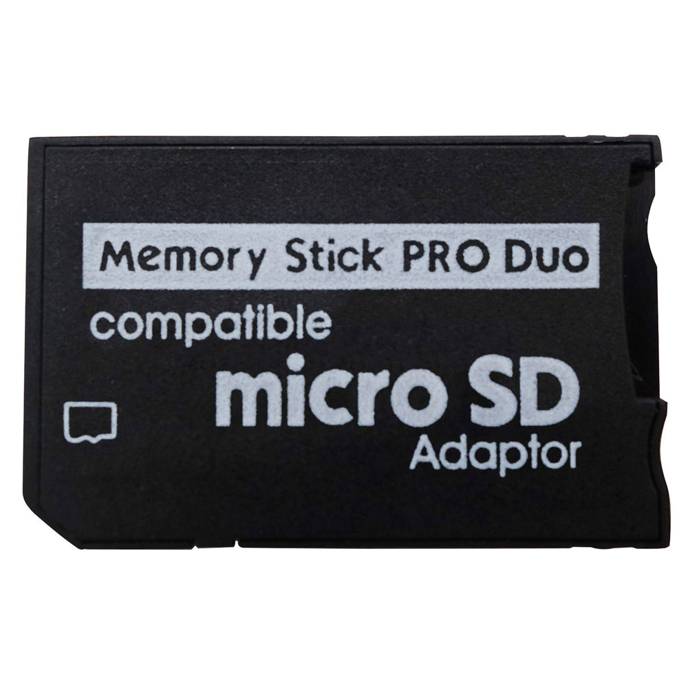 PSP Memory Stick Adapter, Micro SD to Memory Stick PRO Duo MagicGate Card for Sony PlayStation Portable, Camera, Handycam