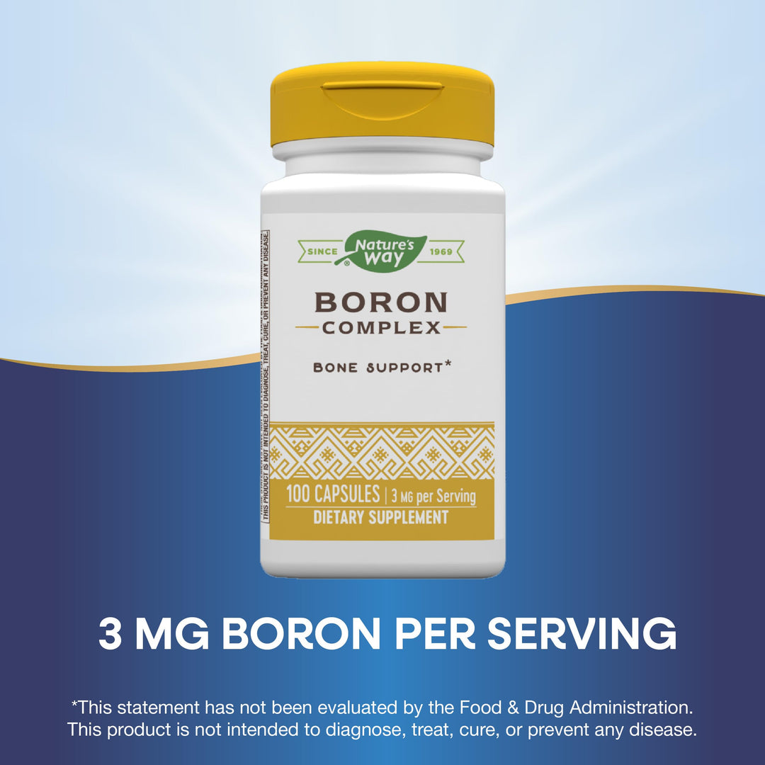 Nature&#39;s Way Boron Complex, Supports Bone Healt