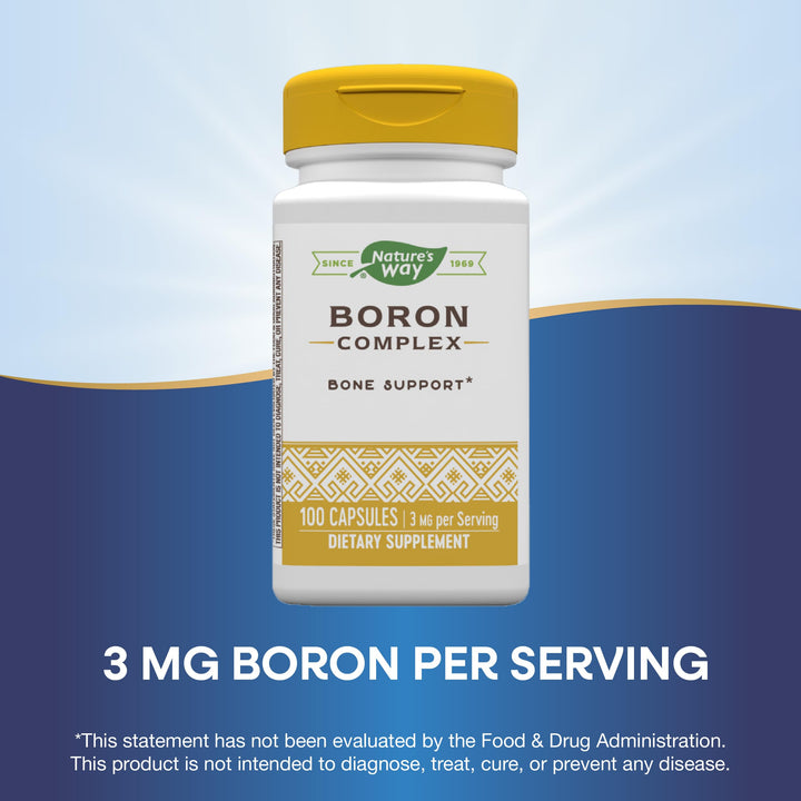 Nature&#39;s Way Boron Complex, Supports Bone Healt