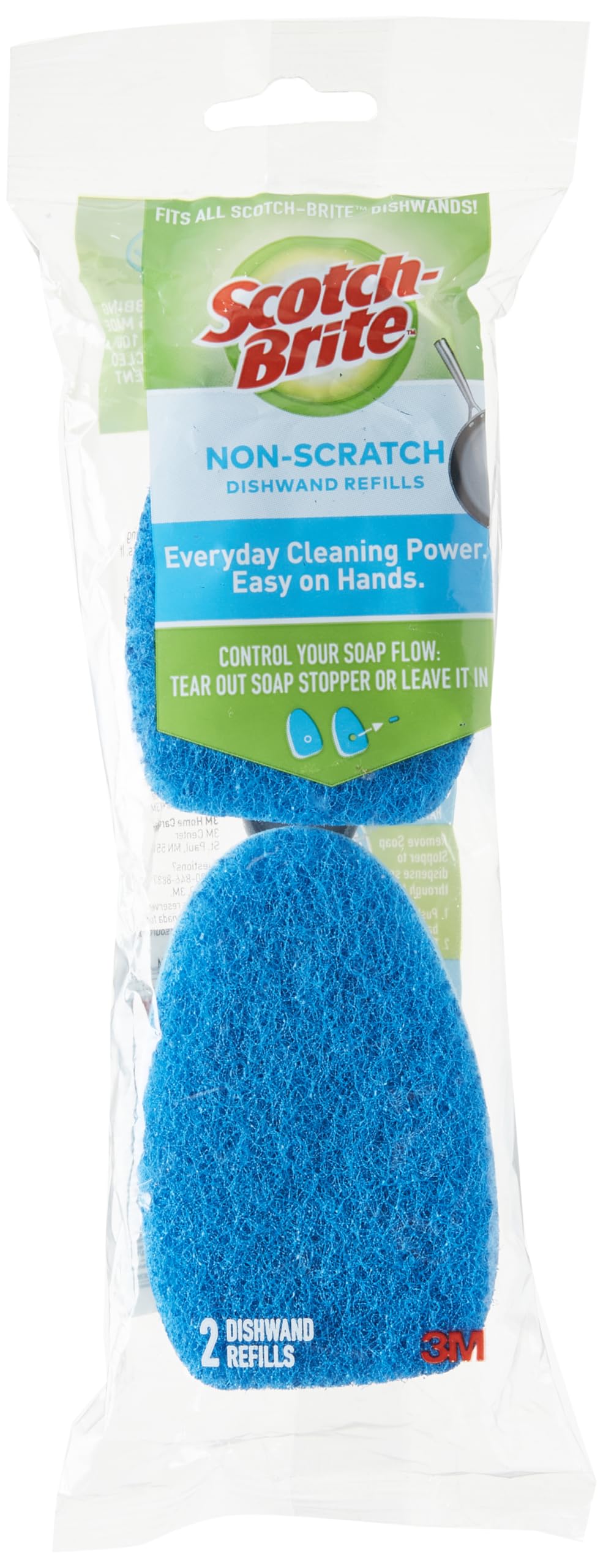 Scotch-Brite No Scratch Dishwand Refill 2 / Pack