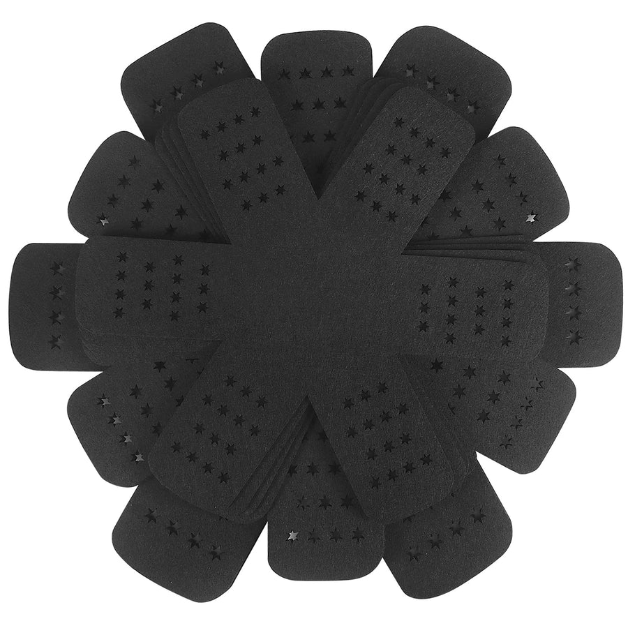 Pan Protector with Stars, Set of 12 and 3 Different Sizes, Black Pan Separators, Felt Pot Protectors for Stacking and Separating Your Cookware