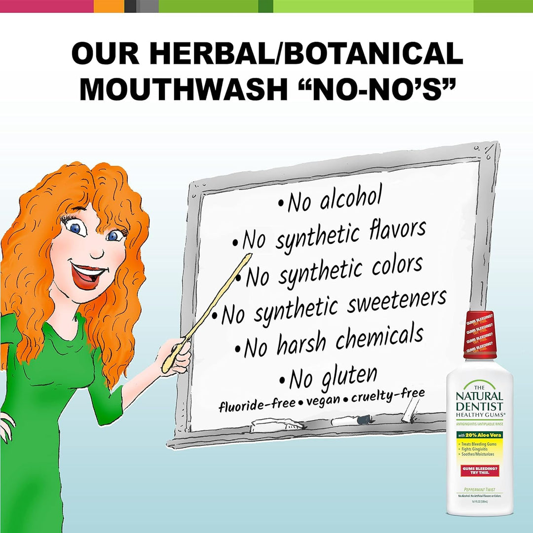Natural Dentist Mouthrinse Ppprmint Twist