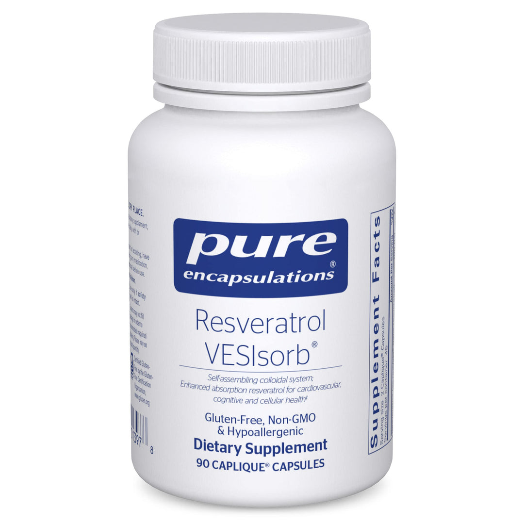 Resveratrol VES-Sorb | Hypoallergenic Support for Cellular and Cardiovascular Health* | 90 Capsules