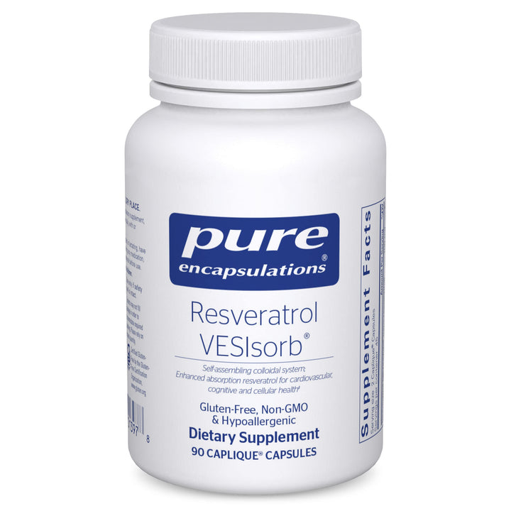 Resveratrol VES-Sorb | Hypoallergenic Support for Cellular and Cardiovascular Health* | 90 Capsules