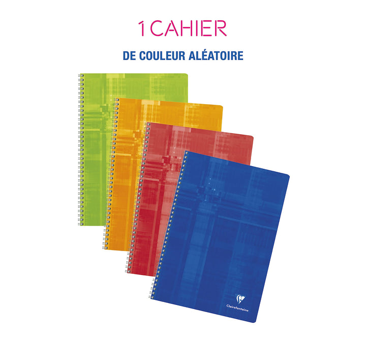 Classic Wirebound Notebooks 8 1/4 in. x 11 3/4 in. ruled with margin 50 sheets colors may vary