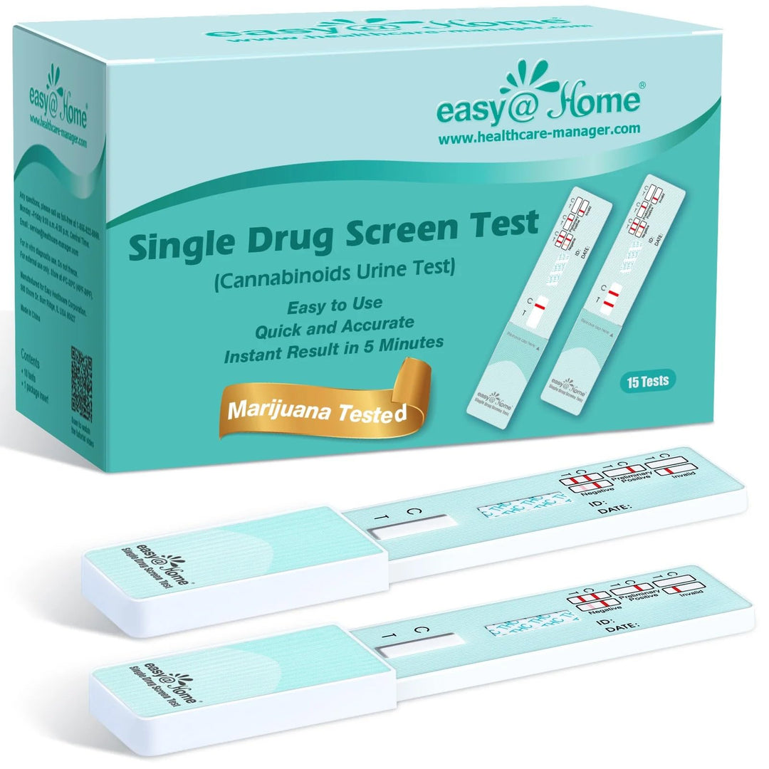 15 Pack Easy@Home Marijuana (thc) Single Panel Drug Tests Kit - 15 Tests