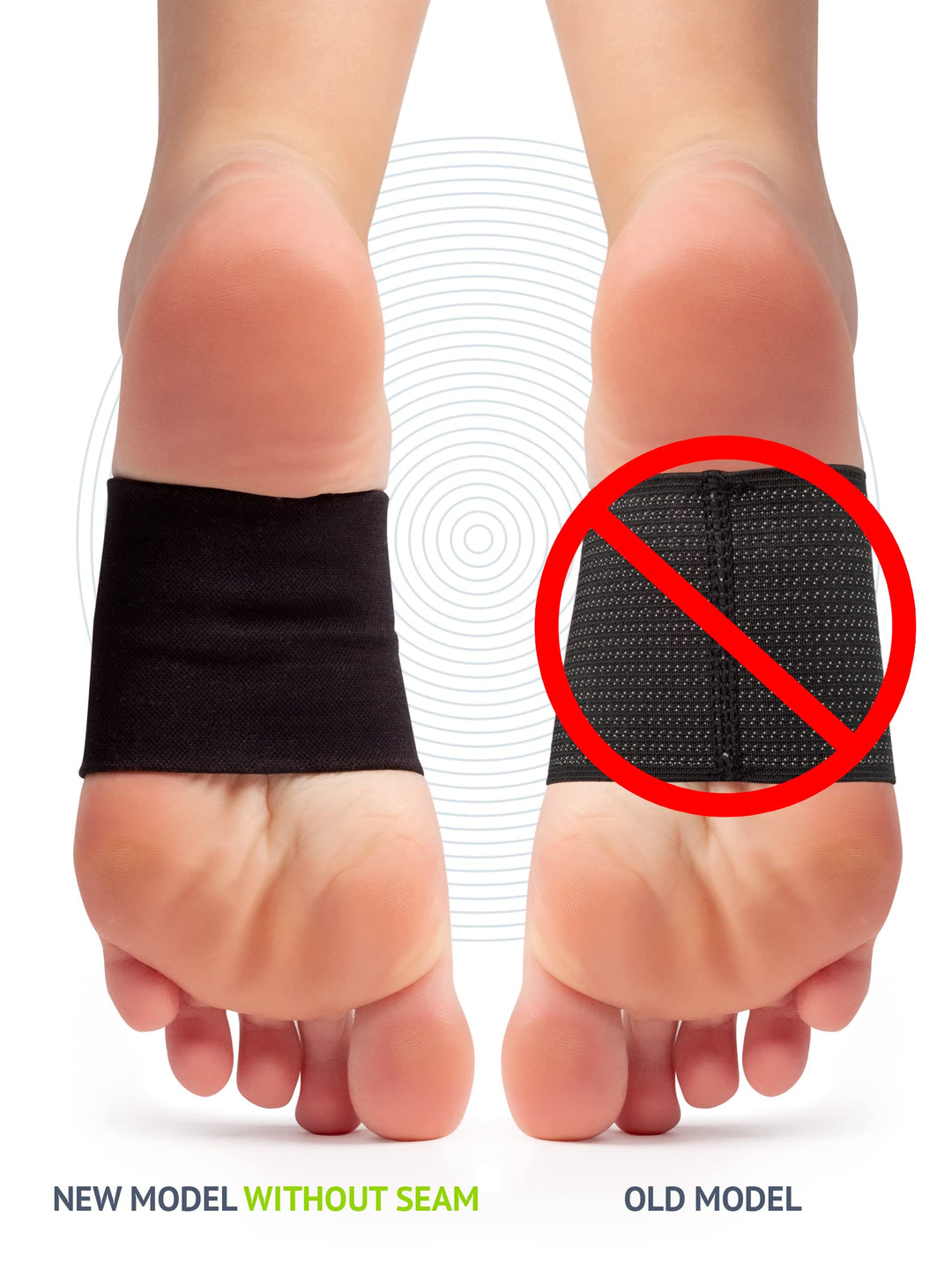 Compression Arch Support Braces for Men Women - Elastic